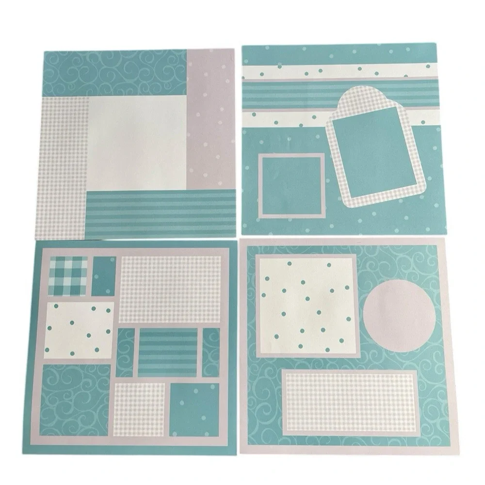 CTMH Winter Scrapbooking Kit Paper Packet Cardstock Die Cuts 12x12‎ Layouts NEW